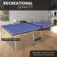 Table de tennis de table pliable avec roues Beyong (raquettes incluses)