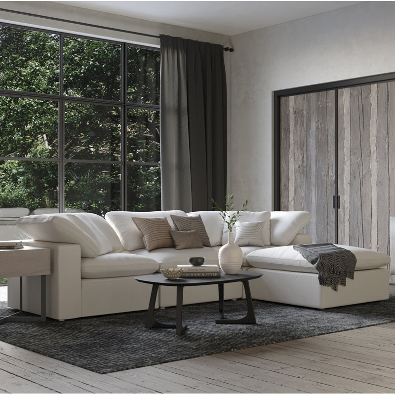 Godenza Solid Wood Coffee Table, Black, 14.75" H x 42" L x 27.5" W