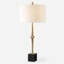 Lampe de table en laiton antique Lavell