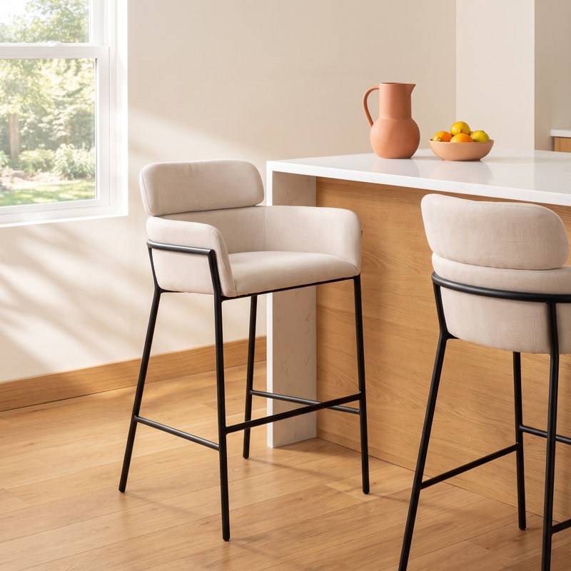Inanna Upholstered Counter Stool