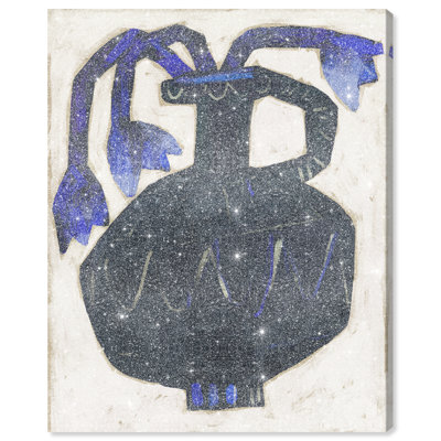 Indigo Vase Print by Oliver Gal