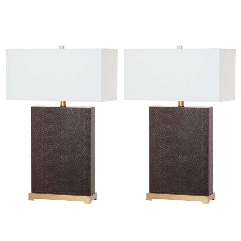 Chansoo Metal Table Lamp, Brown