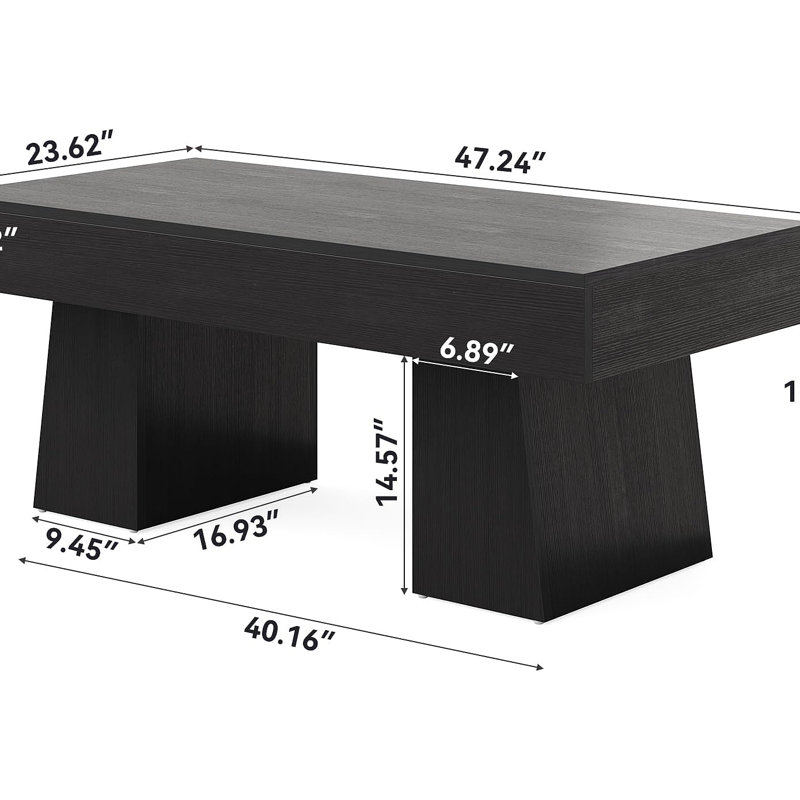 Wooden Coffee Table,Rectangular Greeting Table,Center Table