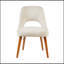 Ensemble de 2 chaises d'appoint confortables avec coussins épais et tissu doux pour la peau pour une assise élégante-645378623