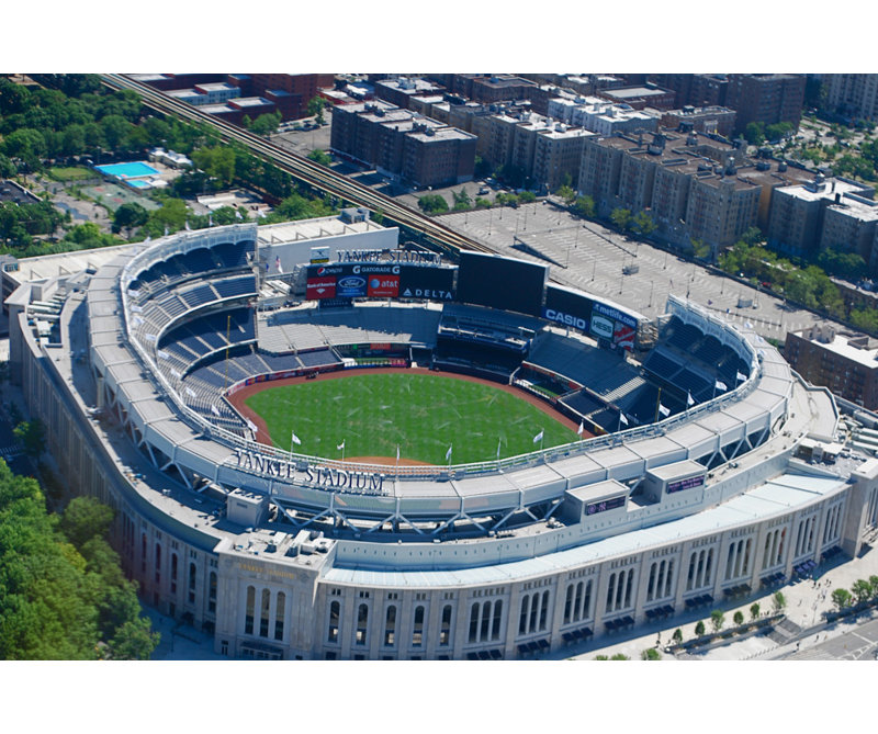 Yankee Stadium, 16" H x 24" W