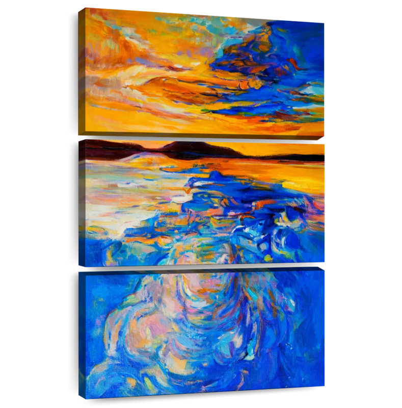 Avery Abstract Sky Reflection, 38" H x 24" W