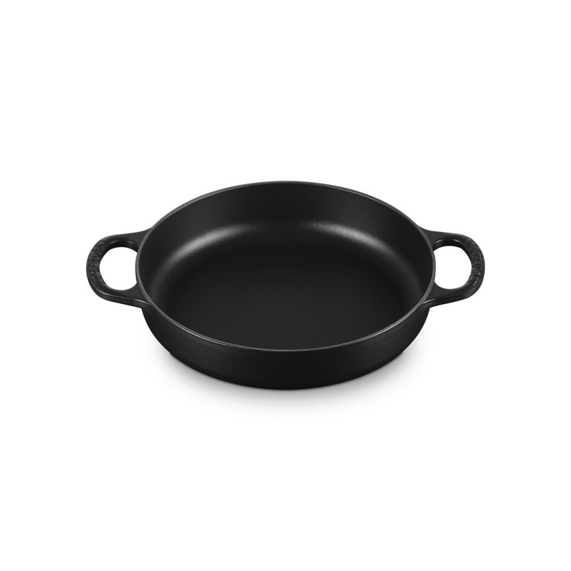 Signature Enameled Cast Iron 11" Everyday Pan, Matte Black