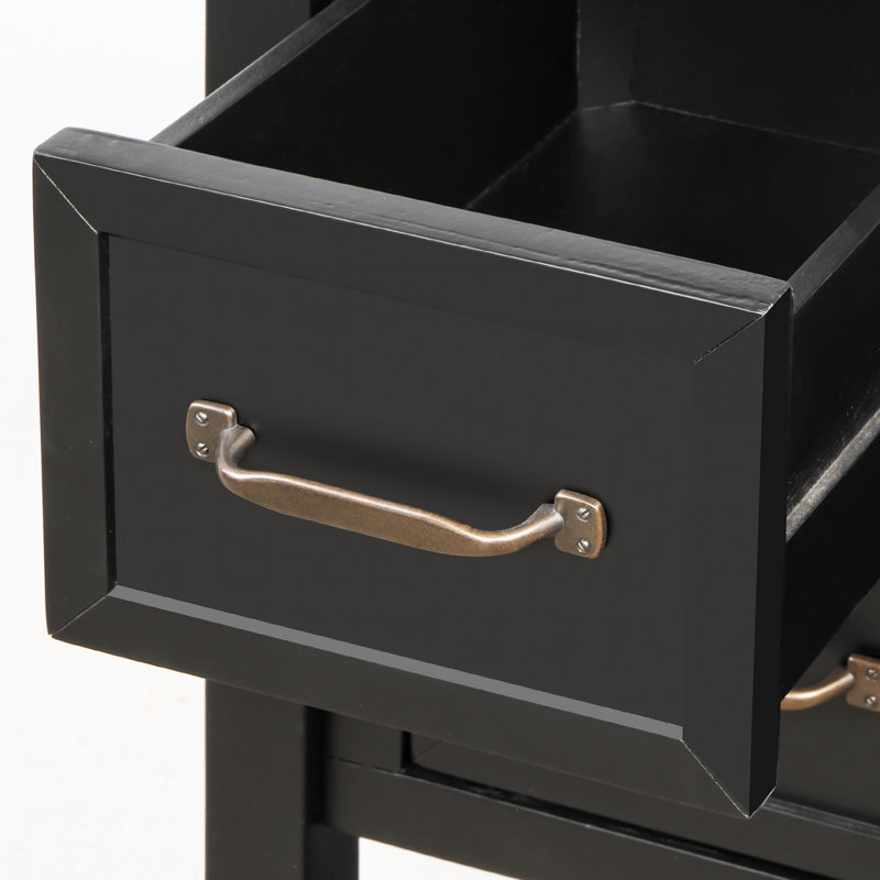 Console 43,3 po, Noir, Espresso