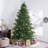 Traditional Christmas Tree with Lights, Prelit with Metal Stand-1446057205