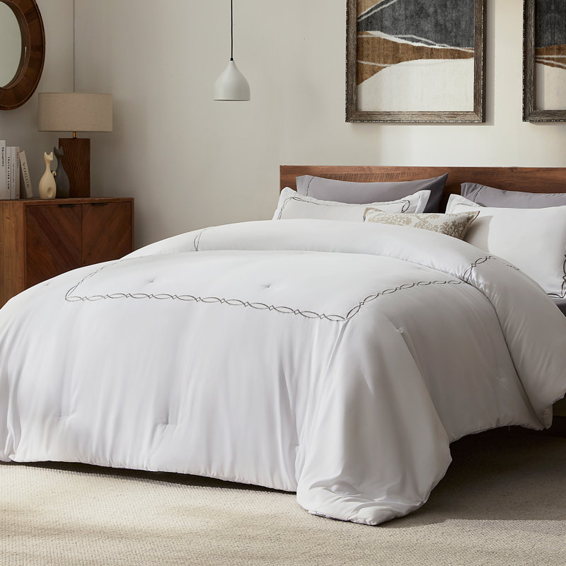 Comforter Set, Olive Leaf, King Comforter + 2 Standard Shams