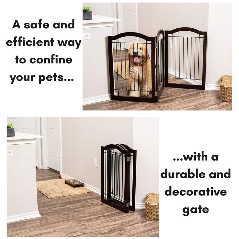 Barrière autoportante pour animaux, Espresso