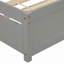 Structure de lit plateforme en bois avec lit gigogne-797491179