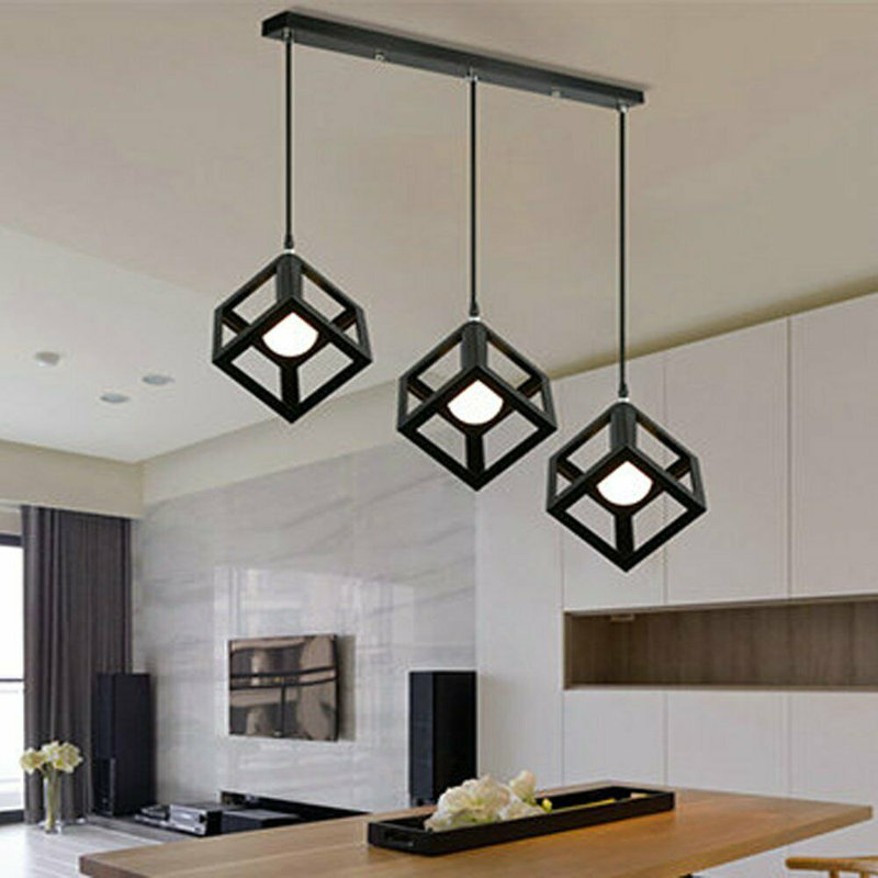 Barreto 3 - Light Black Kitchen Island Pendant