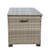 Wicker Patio Furniture Storage Box (Grey )