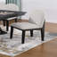 Ensemble de table de salle à manger de style traditionnel et 6 chaises d'appoint 7 pièces
