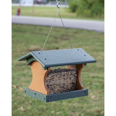 Mangeoire d'oiseaux à trémie suspendue