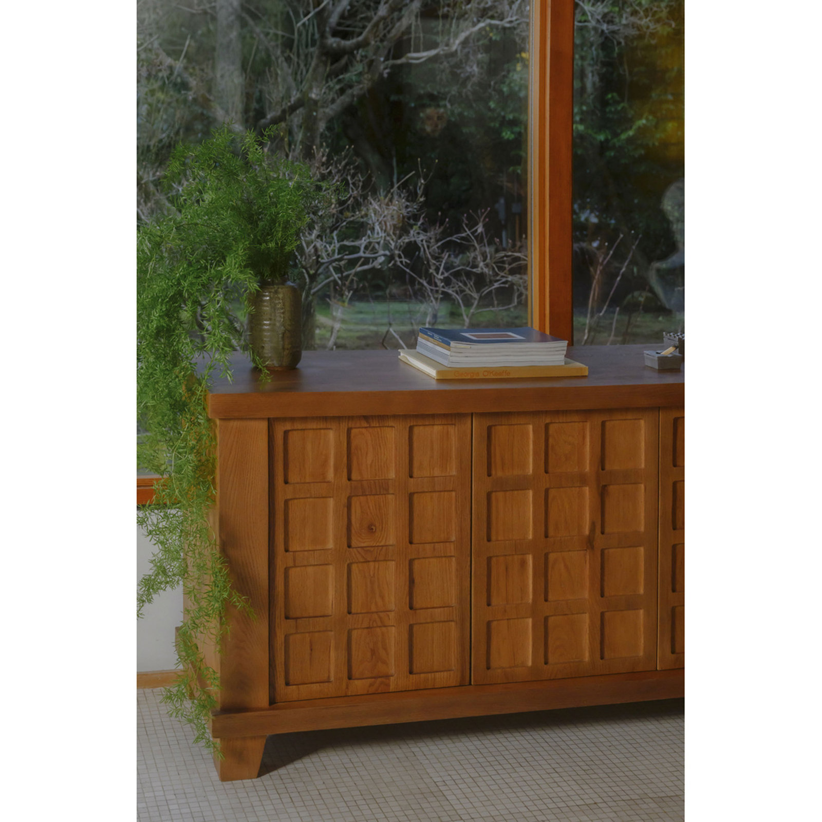 Red Oak Sideboard, Red