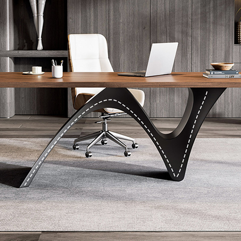 Creative Leg Design Rectangular Computer Desk, 28.74" H x 78.74" W x 31.49" D
