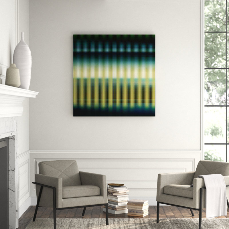 Radiant Stripes Print by Sofia Fox, 48" H x 48" W, Outdoor