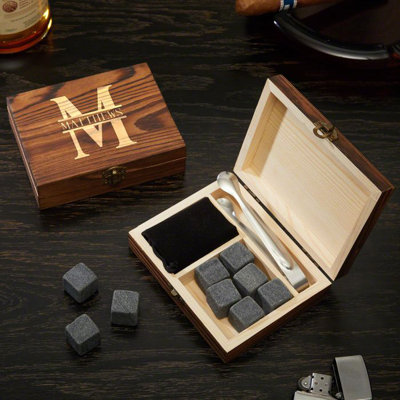 Pierre de whisky gravée sur mesure Kanagy
