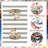 6 Pcs Christmas Kitchen Towels Winter Snowmen Hand Towels Absorbent Christmas Tree Reindeer Dish Towels Snowflake Gloves Decorative Strips Tea Towel Xmas Decor For Kitchen Bathroom Gifts