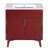 Kindell 30 " W Free Standing Wall Mounted 1 Single Vanity Bathroom Vanity With Solid Wood Top