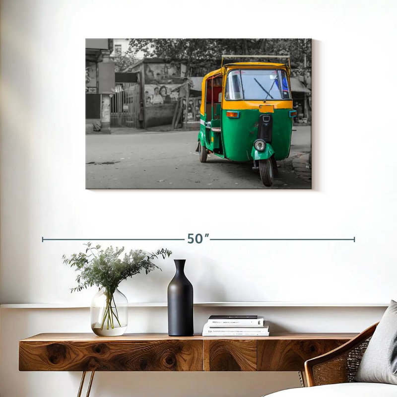 Mehar Indian Rickshaw Pop, 24" H x 36" W