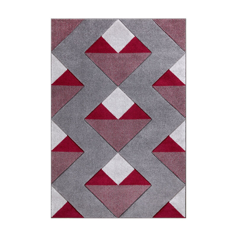 Geometric Indoor / Outdoor Area Rug, Rectangle 80 x 150cm