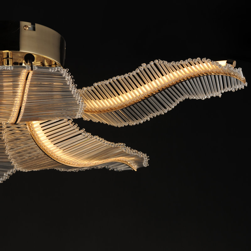 Lillet 6 - Light LED Flush Mount, Gold