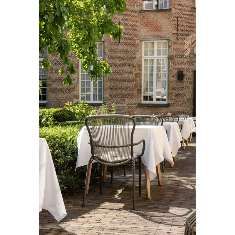 Loop Outdoor Dining Armchair, Gray