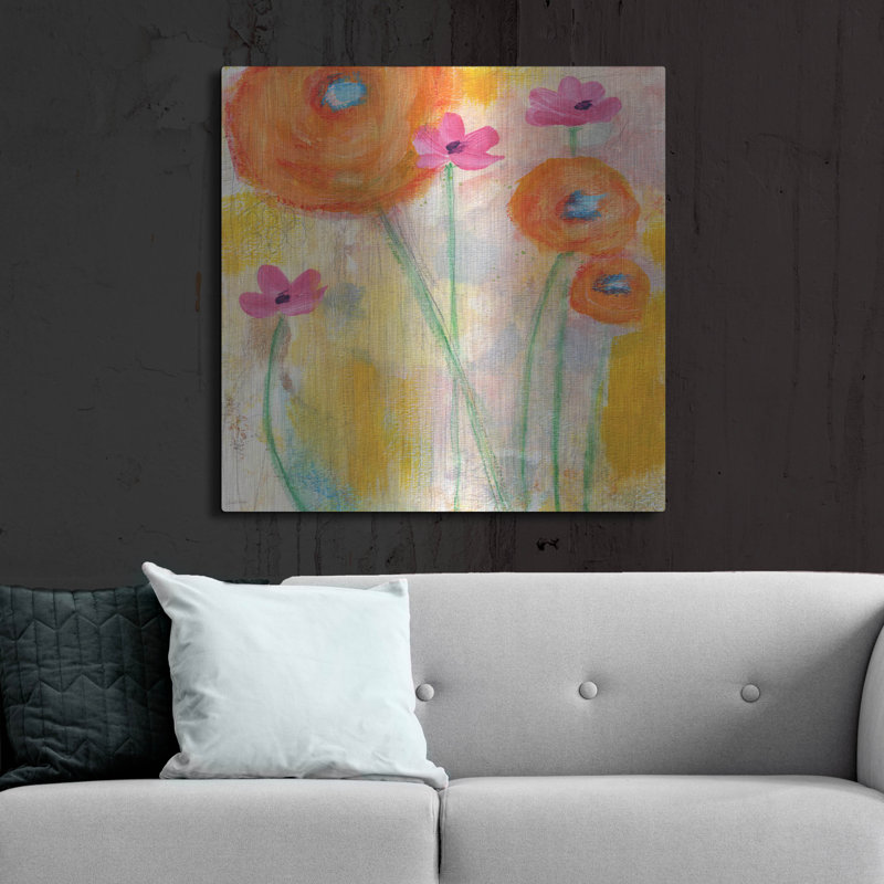 " With The Breeze " by Linda Woods, 36" H x 36" W