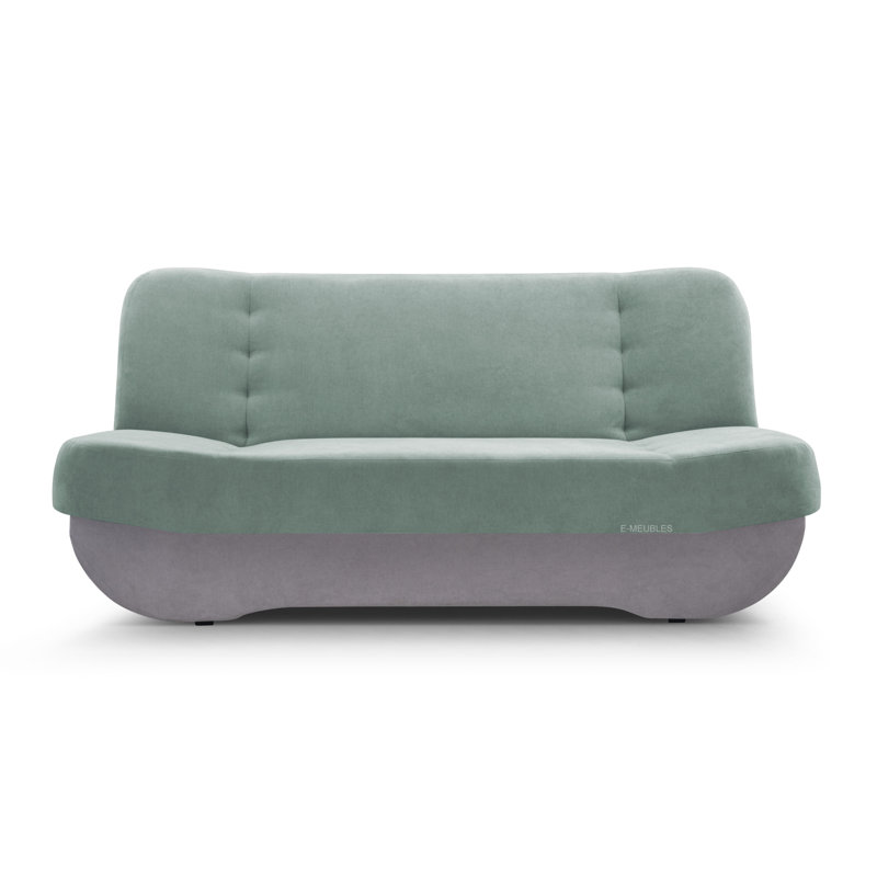 3 Seater Sofa, Light Green/Gray 100 % polyester