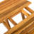 Outdoor Recliner Side Table Set - Comes With 2 Inch Cushion And Adjustable Backrest Chaise Lounge With Wheel & Foldable And Adjustable Acacia Wood Side Table For Poode Porch