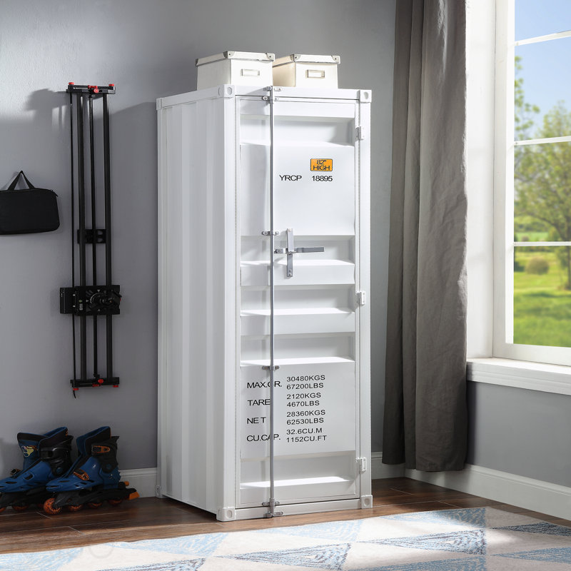 White Finish Wardrobe