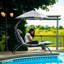 Chaise longue de rêve avec coussin amovible et parasol Vivere Maglione Original-56214100