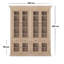 Ehman 240cm H x 200cm W Library Bookcase