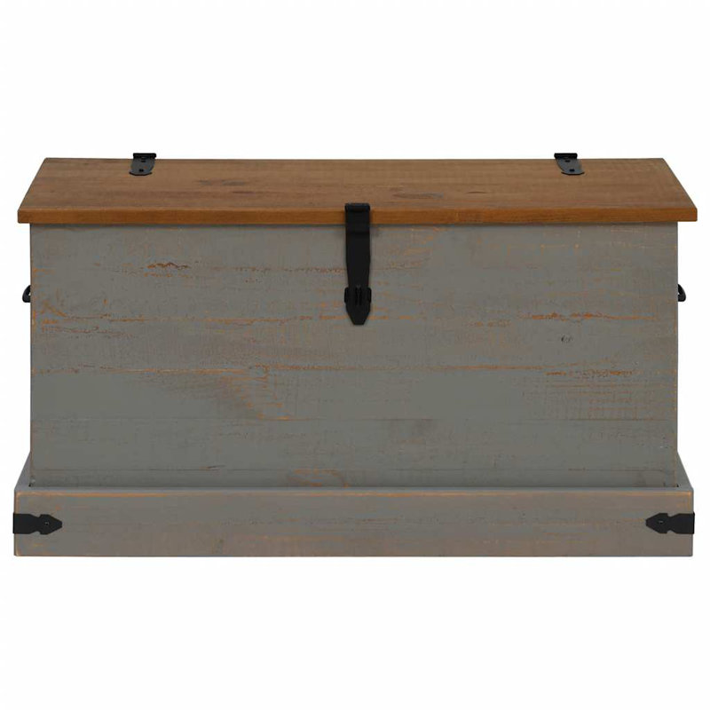 Camp Trunk / Footlocker, Natural/Grey
