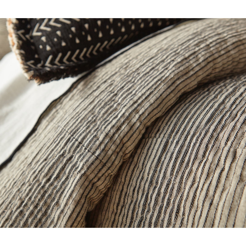 Huggin Striped Bedding Sham - Standard