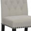 Chaises d'appoint rembourrées avec garniture cloutée Nantucket-1213279443