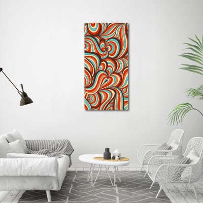 A Swirling Pattern - Wrapped Canvas Print