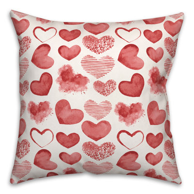 No Pattern And Not Solid Color Reversible Throw Pillow