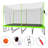 10x17FT Rectangular Trampoline with Basketball Hoop & Advanced Ladder - Green/Black