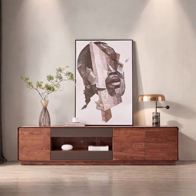 Meuble télé au design rétro et minimaliste