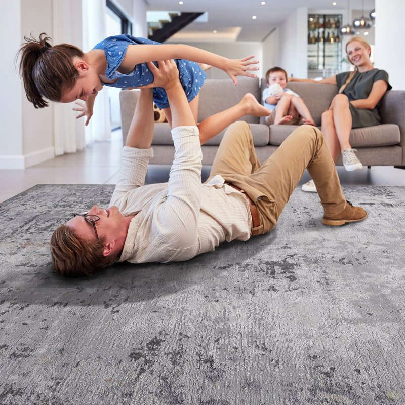 Collection 2X8 /Abstract Non-Shedding Living Room Bedroom Dining Home Office Stylish And Stain Resistant Area Rug