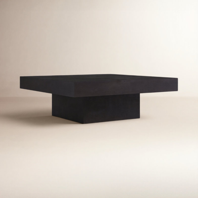 Table basse Padula, Noir poussiéreux