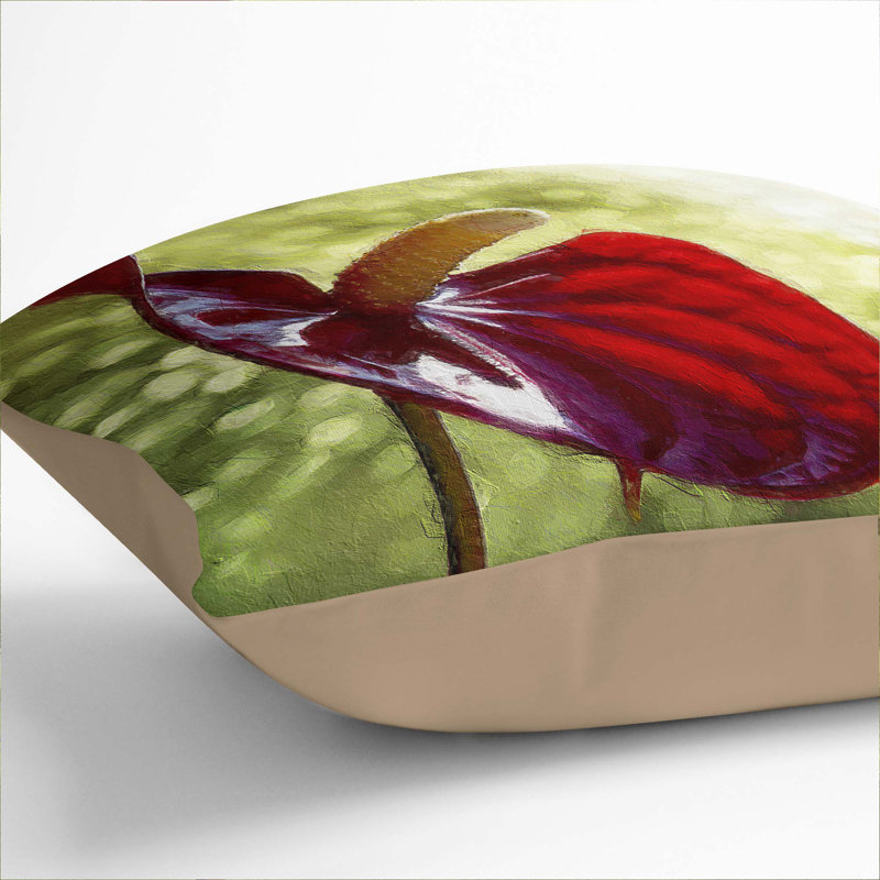 Square Throw Cushion, Stone, 40cm H x 40cm W x 15cm D