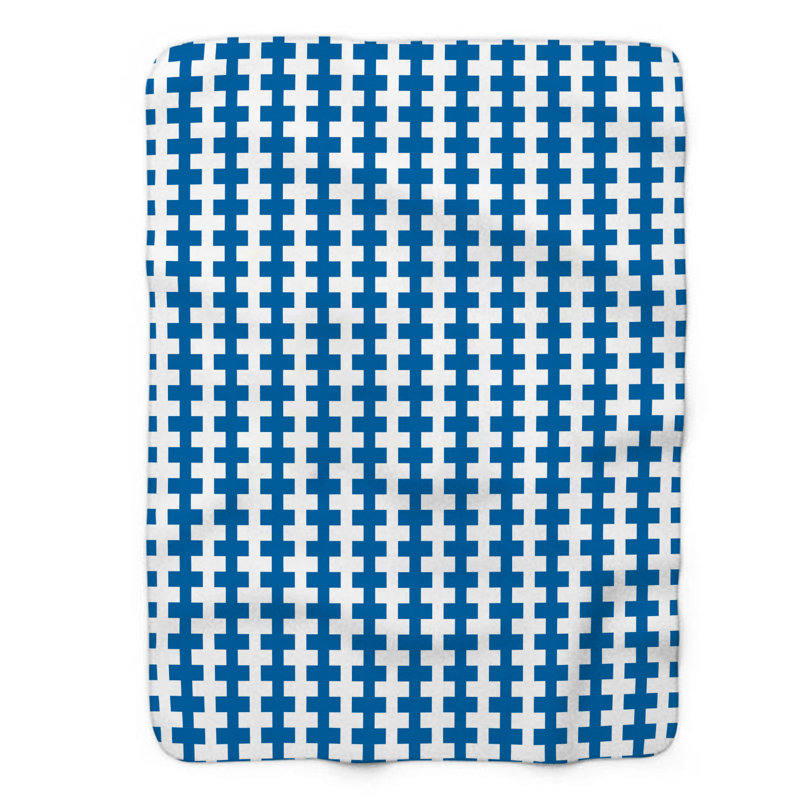 Bleu audacieux - couverture de qualité supérieure 1 pièce, Lit simple