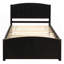 Lit plateforme simple avec lit gigogne-324240586