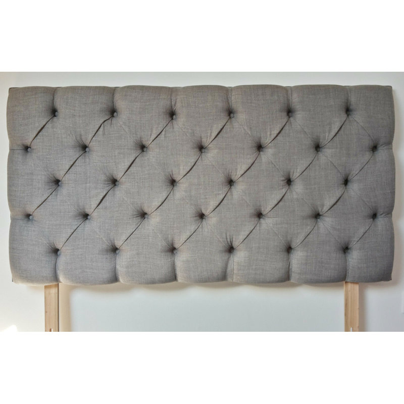 Isebrand Upholstered Headboard, Super King (6'), Silver