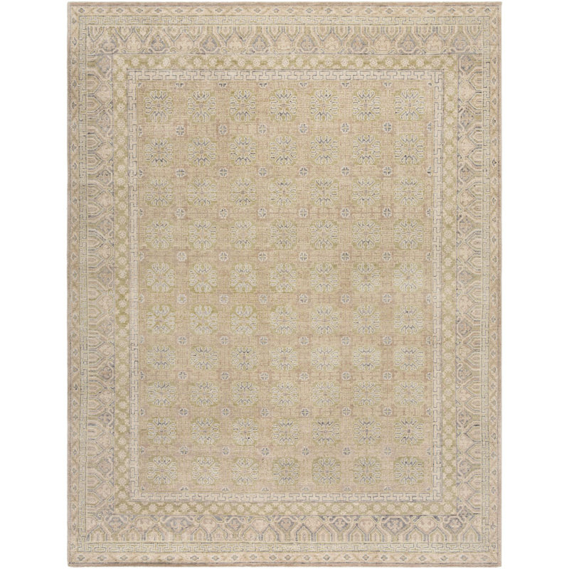 Marisa Hand Knotted Area Rug, Rectangle 10' x 14'